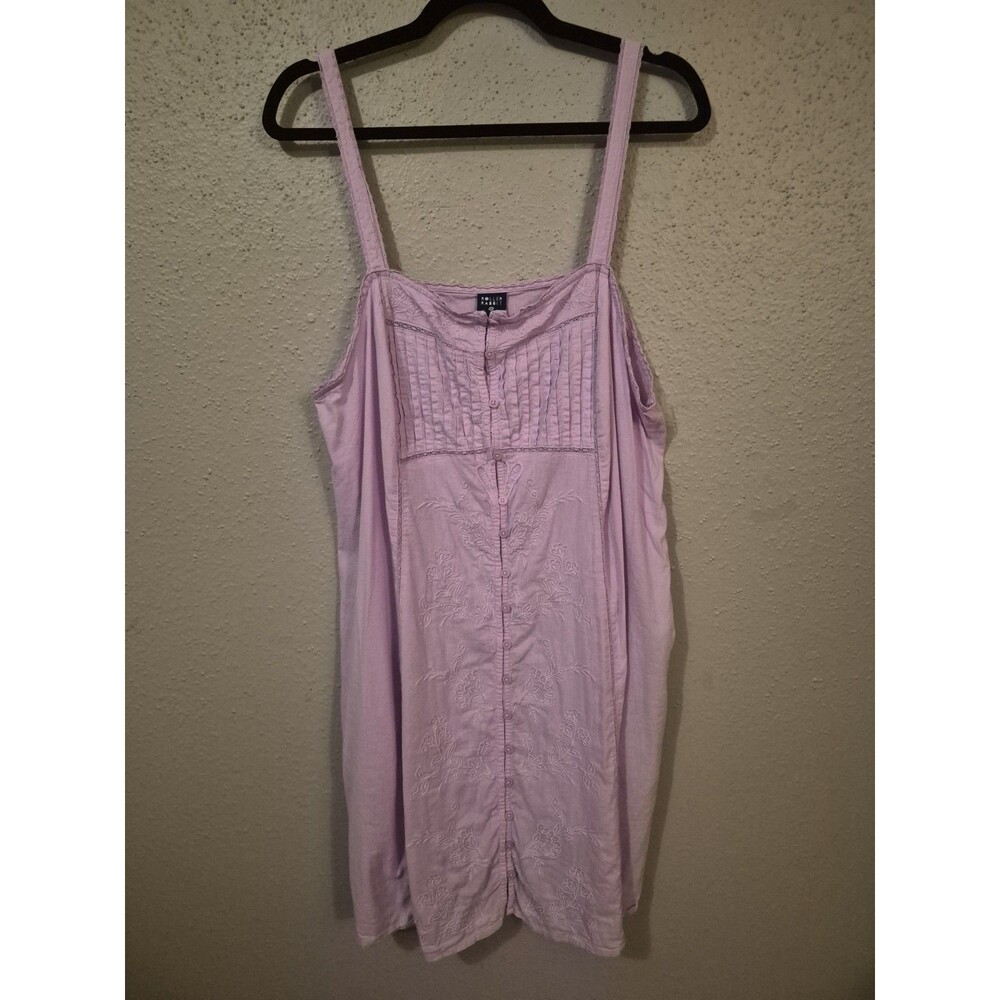 Women’s Embroidered Slip Sleep Dress, Lavender, Roller Rabbit x Target Size 1X